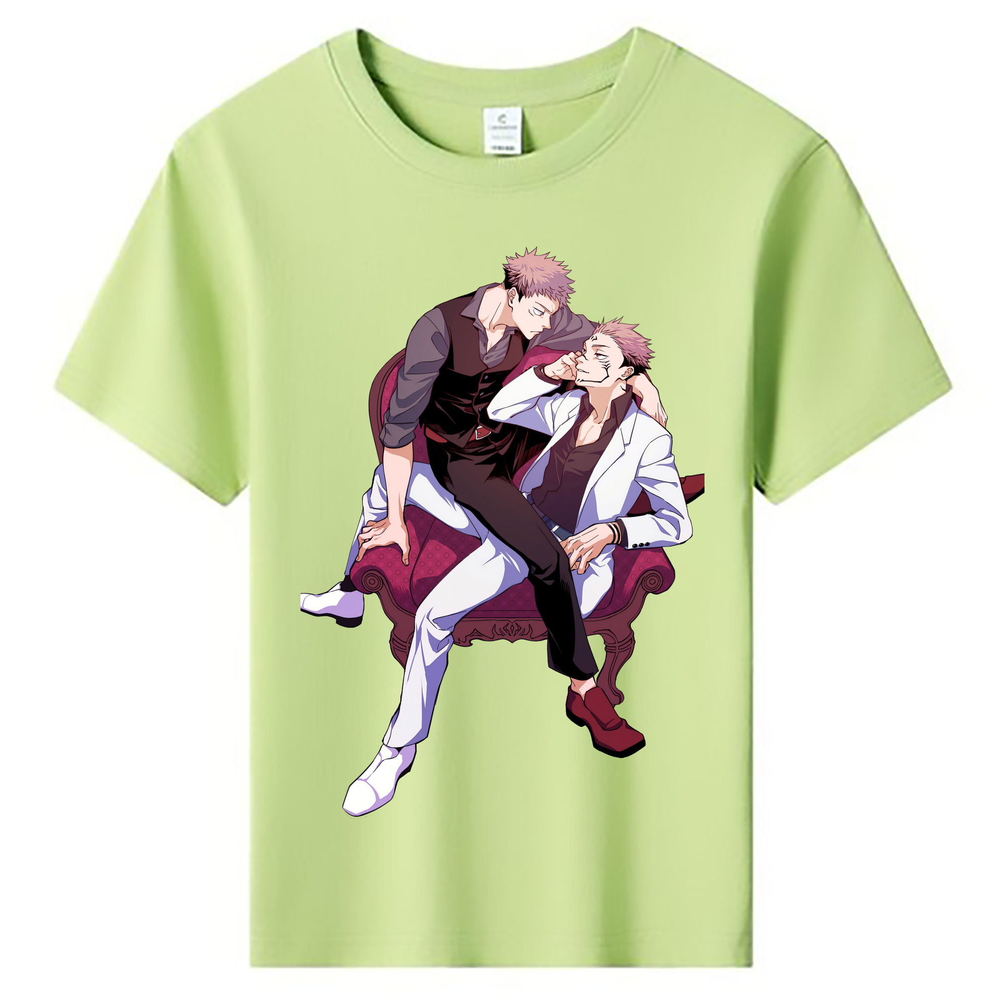 （画像用） 呪術廻戦 Jujutsu Kaisen 綿100％キッズTシャツ（フロントプリント）
